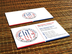 Business Card Design by Omee63 for The Elite Volleyball Club Inc. | Design: #9681670