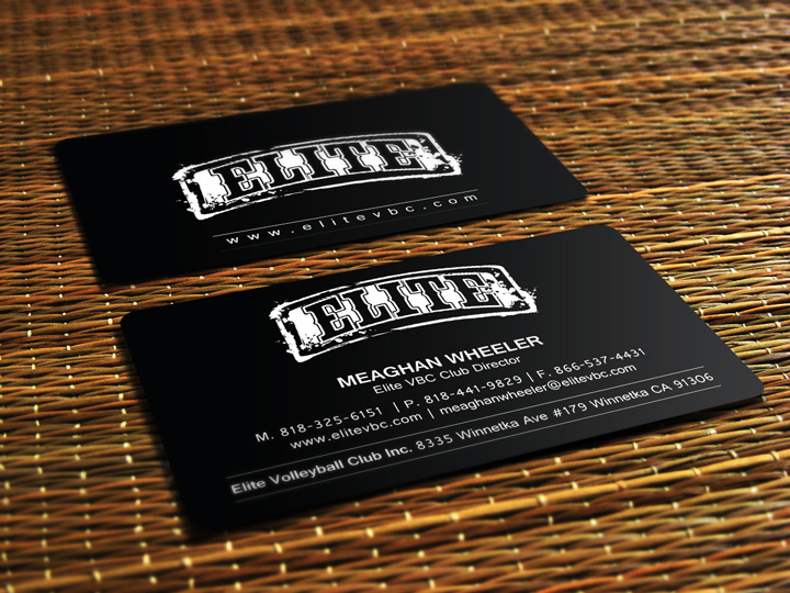 Business Card Design by Omee63 for The Elite Volleyball Club Inc. | Design #9681678