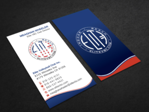 Business Card Design by Omee63 for The Elite Volleyball Club Inc. | Design: #9681682