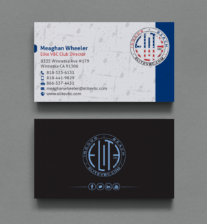 Business Card Design by chandrayaan.creative for The Elite Volleyball Club Inc. | Design: #9679165