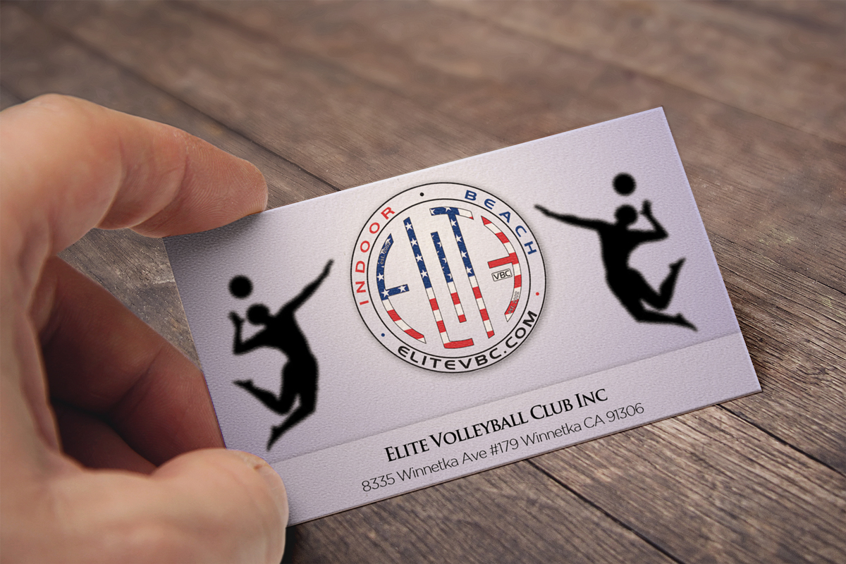Business Card Design by Regur for The Elite Volleyball Club Inc. | Design #9674470