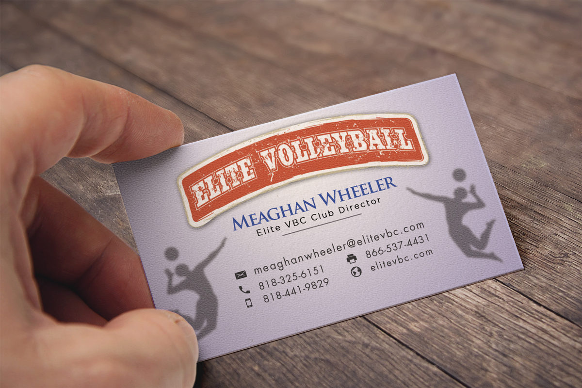 Business Card Design by Regur for The Elite Volleyball Club Inc. | Design #9674471