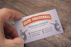 Business Card Design by Regur for The Elite Volleyball Club Inc. | Design: #9674471