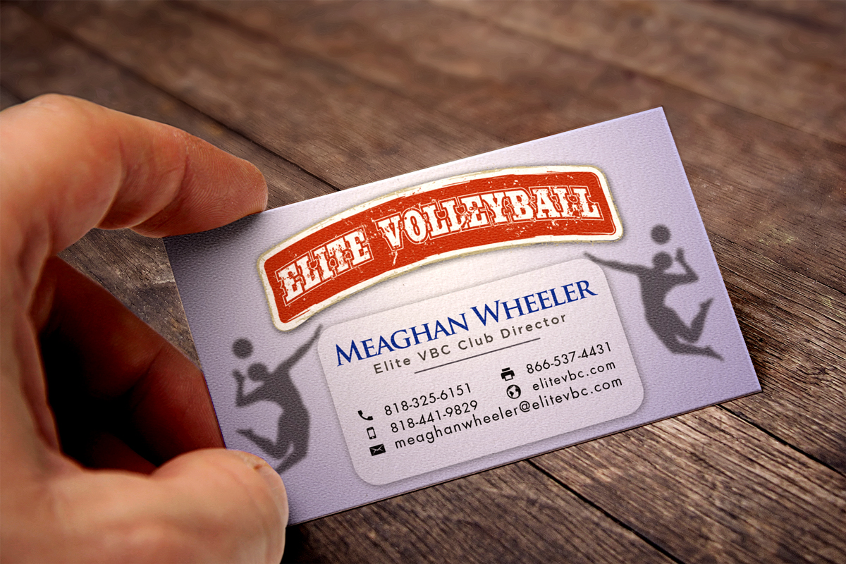Business Card Design by Regur for The Elite Volleyball Club Inc. | Design #9674634