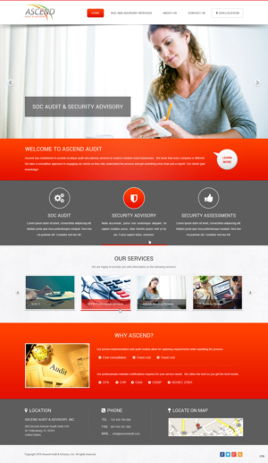 Diseño Web por pb para Ascend Audit | Diseño: #9674013