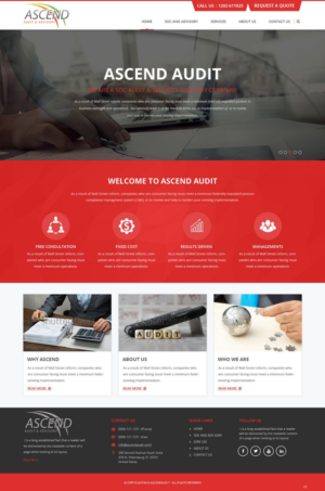 Diseño Web por pb para Ascend Audit | Diseño: #9674014