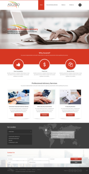Diseño Web por pb para Ascend Audit | Diseño: #9674015