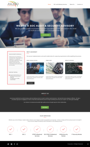 Diseño Web por pb para Ascend Audit | Diseño: #9674016