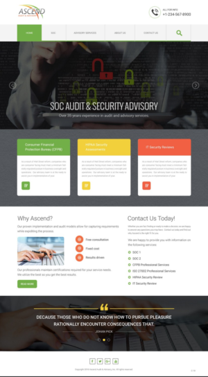 Diseño Web por pb para Ascend Audit | Diseño: #9674023