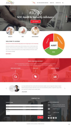Diseño Web por pb para Ascend Audit | Diseño: #9674024