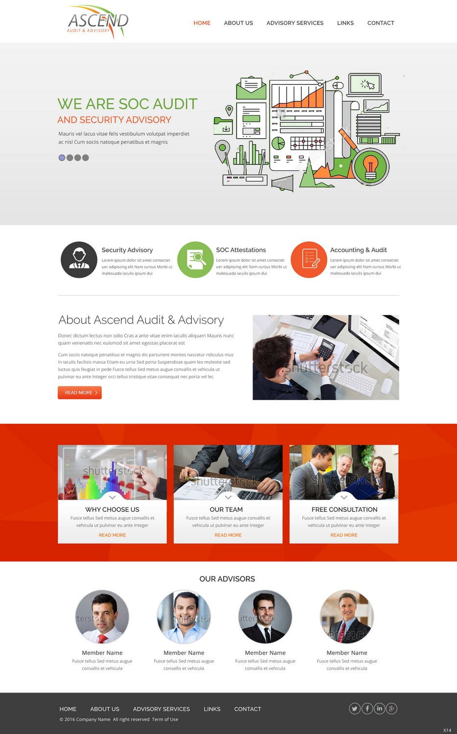 Web Design by pb for Ascend Audit | Design #9679425