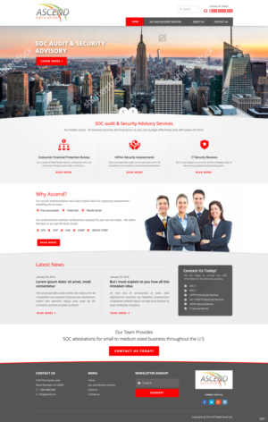 Diseño Web por pb para Ascend Audit | Diseño: #9679426