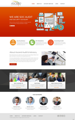 Diseño Web por pb para Ascend Audit | Diseño: #9679427