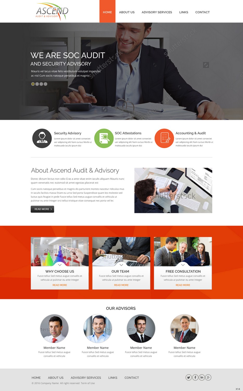 Web Design by pb for Ascend Audit | Design #9679428