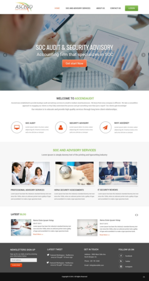 Diseño Web por pb para Ascend Audit | Diseño: #9679430
