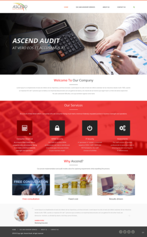 Diseño Web por pb para Ascend Audit | Diseño: #9679438