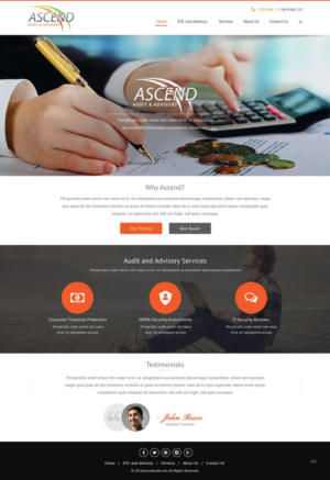 Diseño Web por pb para Ascend Audit | Diseño: #9690177