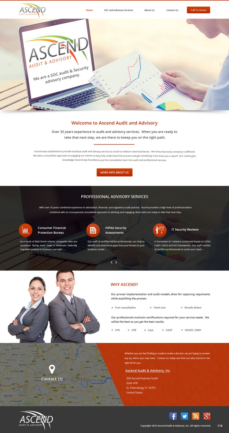 Web Design par pb pour Ascend Audit | Design #9690193
