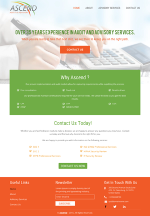 Diseño Web por rightway para Ascend Audit | Diseño: #9678602