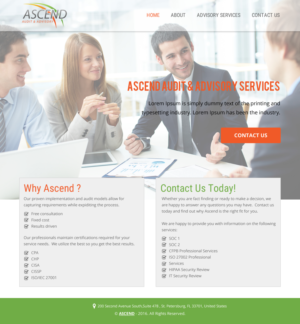 Diseño Web por rightway para Ascend Audit | Diseño: #9678608