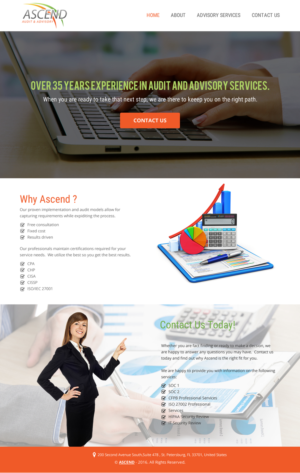 Diseño Web por rightway para Ascend Audit | Diseño: #9678634