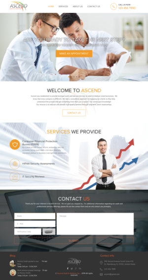 Diseño Web por rightway para Ascend Audit | Diseño: #9678699
