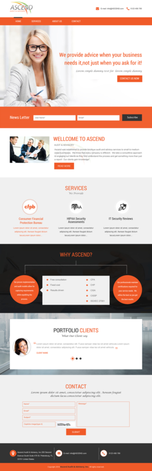 Diseño Web por rightway para Ascend Audit | Diseño: #9678770
