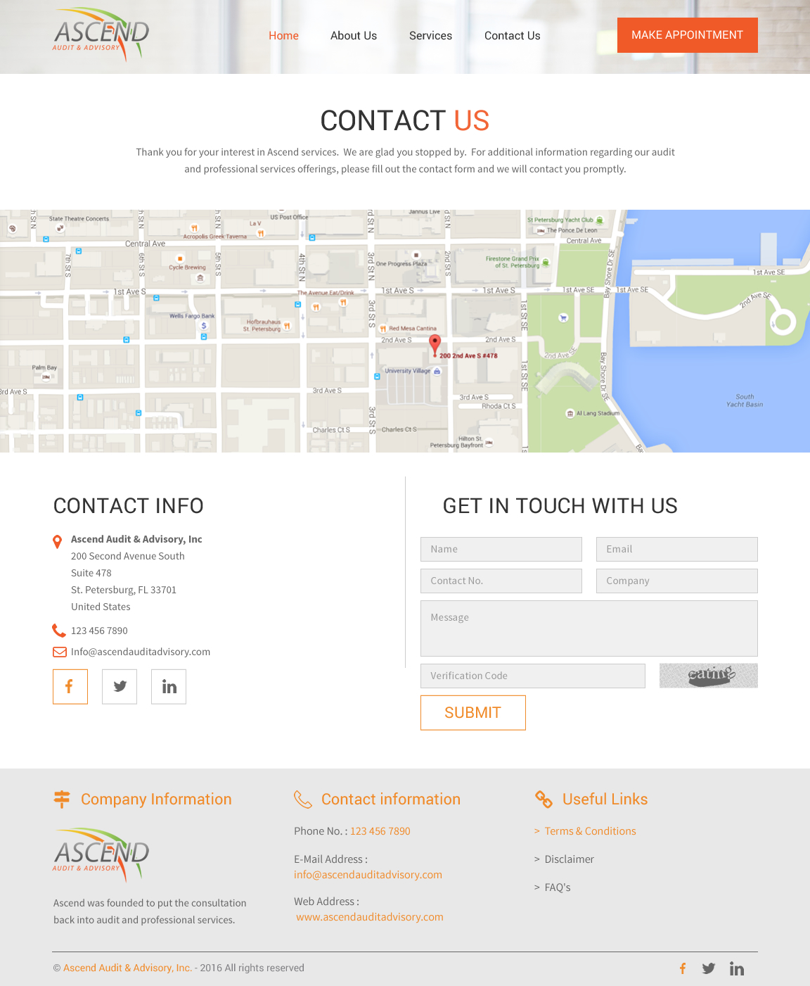 Diseño Web por rightway para Ascend Audit | Diseño #9903983