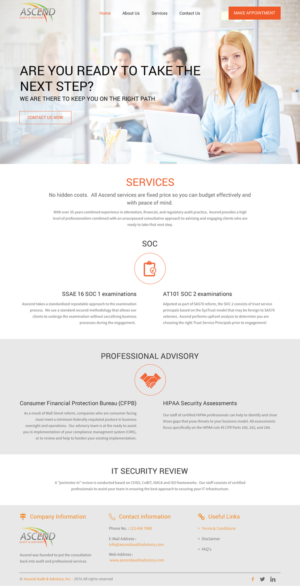 Diseño Web por rightway para Ascend Audit | Diseño: #9903985