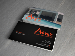 Diseño de Tarjeta de Presentación por Creations Box 2015 para Adriatic building services  | Diseño: #9701878