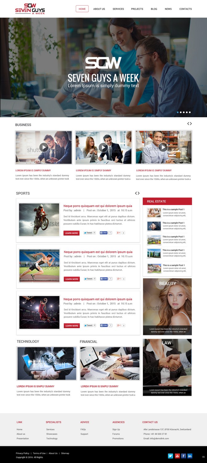 Wordpress Design by pb for System13, Inc. | Design #9698296