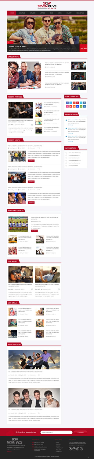 Wordpress Design by pb for System13, Inc. | Design #9700365