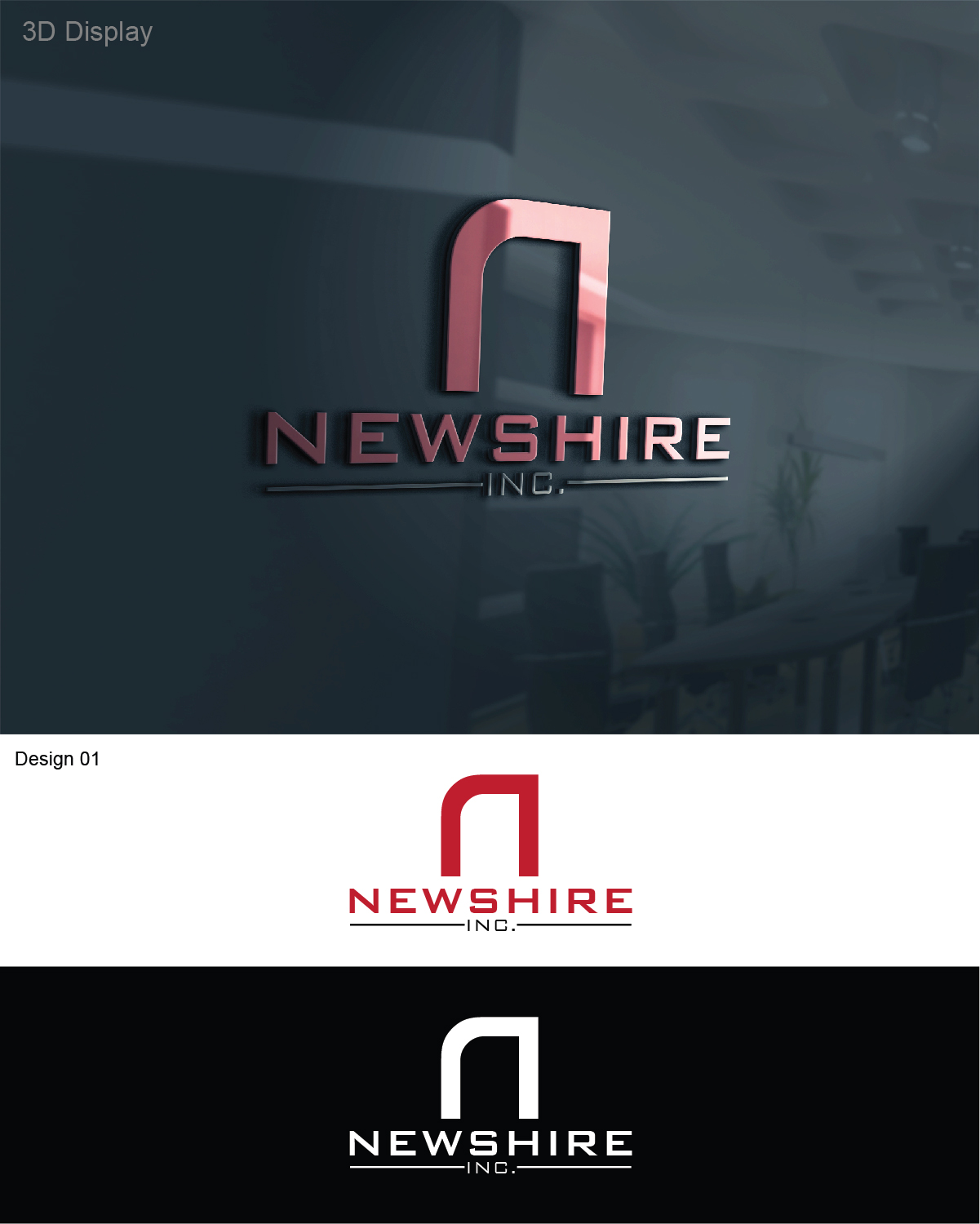 Logo-Design von 3Guys für Newshire Inc | Design #9797389