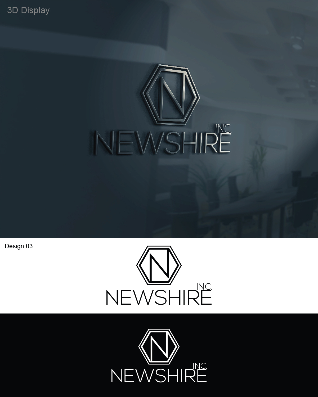 Logo-Design von 3Guys für Newshire Inc | Design #9797392