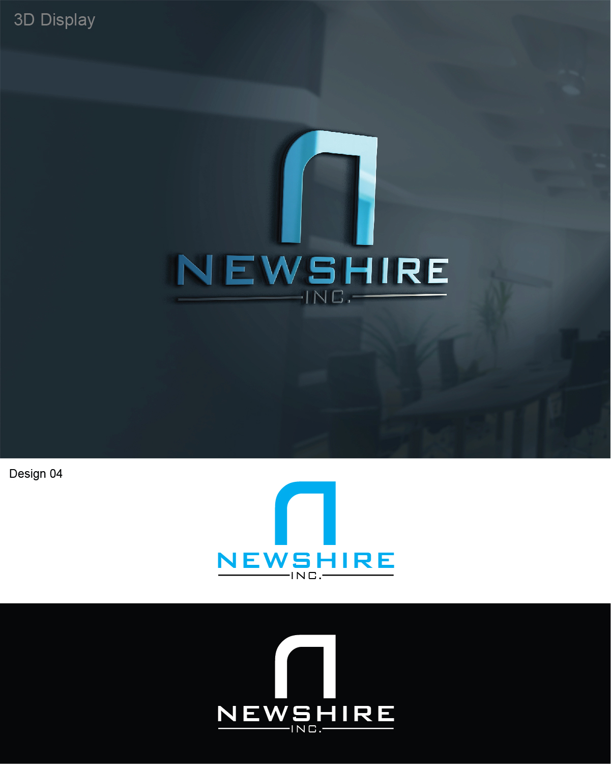 Logo Design by 3Guys for Newshire Inc | Design #9849784