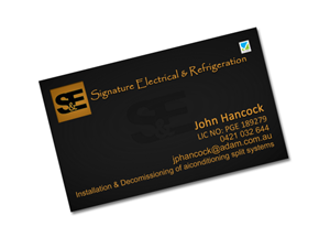 Business Card Design by XtrabitDesigns for Signature Electrical | Design: #436544