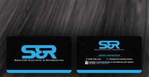 Diseño de Tarjeta de Presentación por diRtY.EMM para Signature Electrical | Diseño: #430912