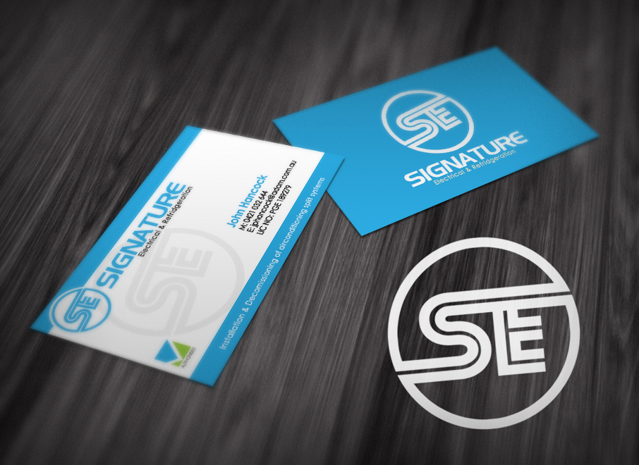 Diseño de Tarjeta de Presentación por diRtY.EMM para Signature Electrical | Diseño #438150