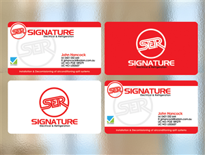 Diseño de Tarjeta de Presentación por diRtY.EMM para Signature Electrical | Diseño: #444183