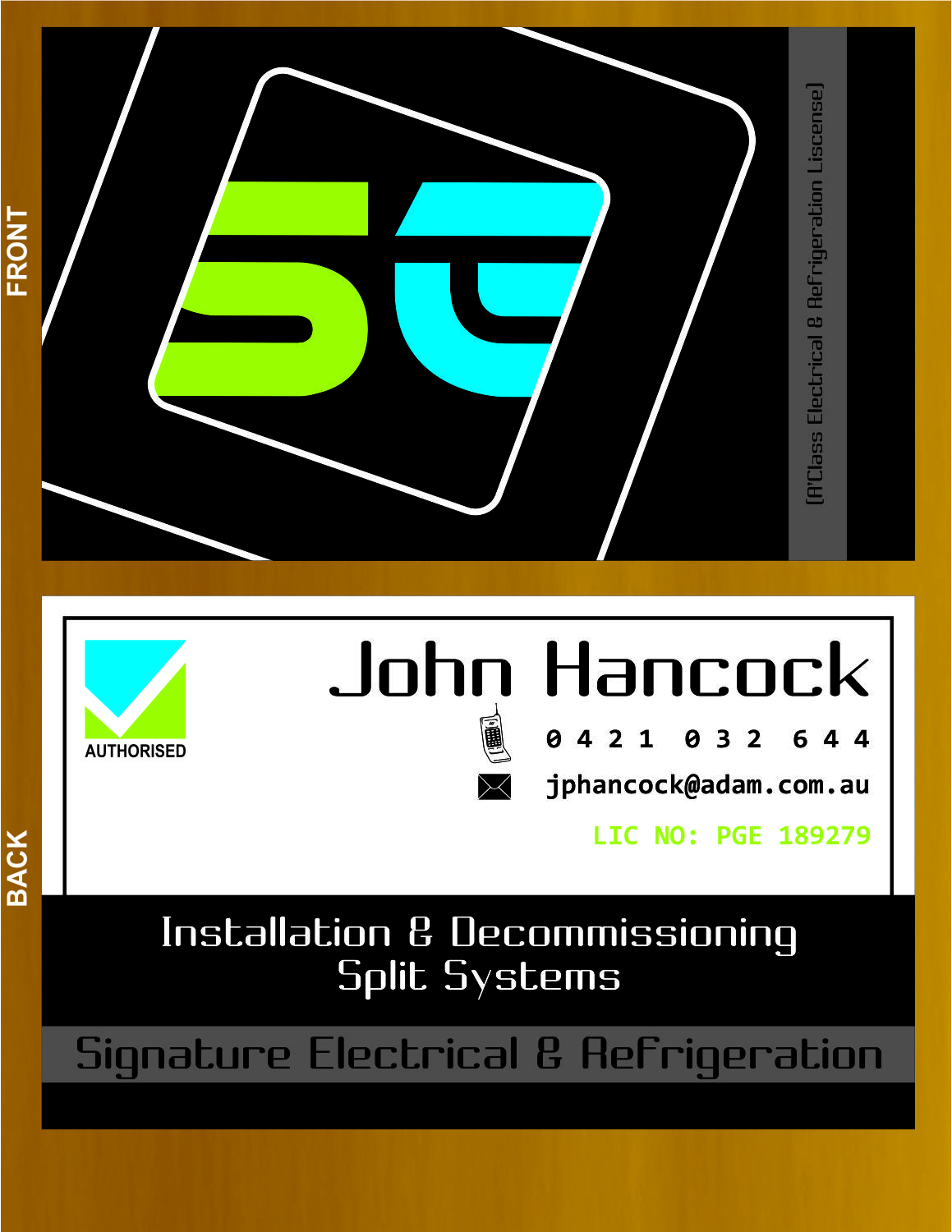 Business Card Design by I design for Signature Electrical | Design #444135