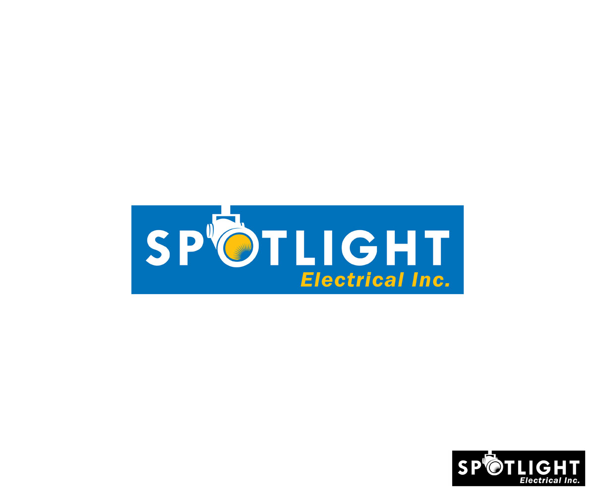 Logo Design by MoonFeather for Spotlight Electrical Inc. | Design #9711513