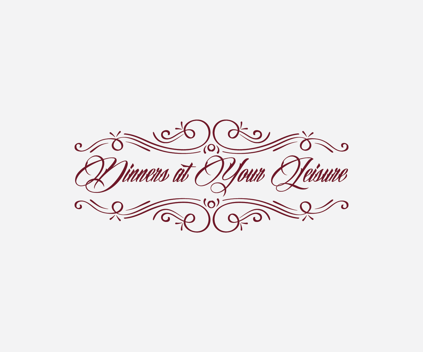 Logo-Design von brankica.branki.stefanovic für Dinners at Your Leisure, LLC | Design #9764167