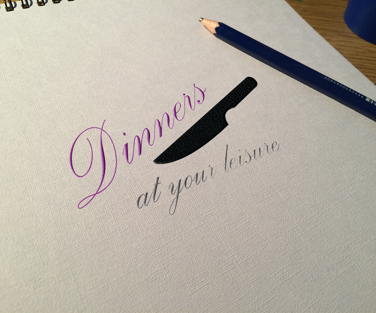 Logo Design by HAC Designs for Dinners at Your Leisure, LLC | Design #9703895