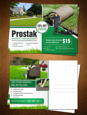 Postkarten-Design von debdesign für www.prostakpropertymanagement.com | Design: #9678148