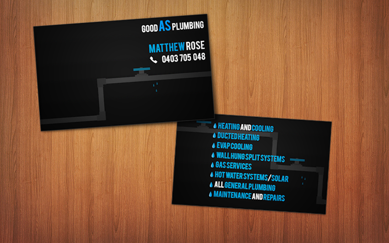 Business Card Design by jordyboy for Good as plumbing | Design #2105676