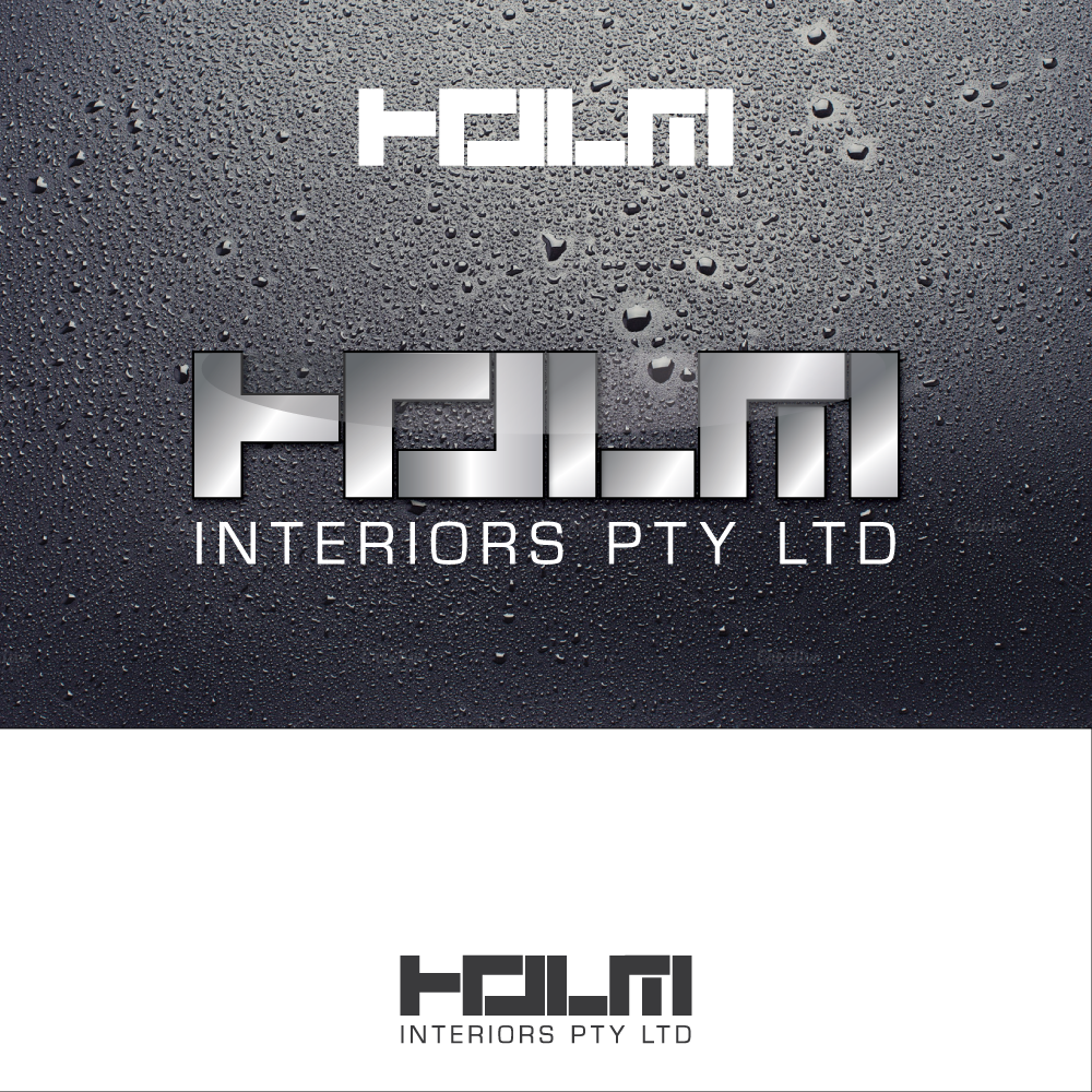 Logo Design by handxtended2u for Holm Interiors Pty Ltd ATF Holm Family Trust | Design #9688132