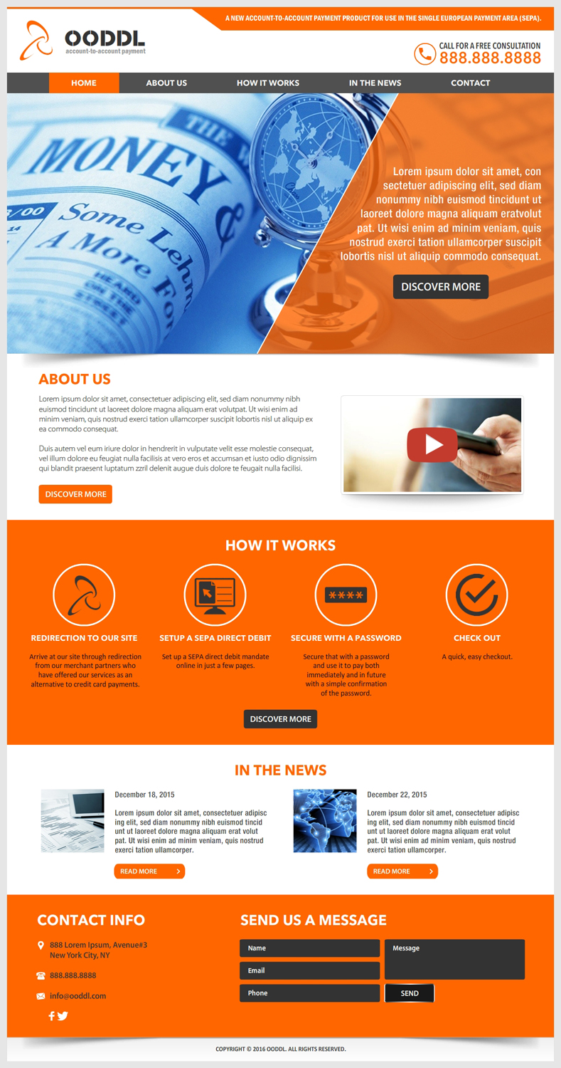 Web Design by -Marc- for this project | Design #9864707
