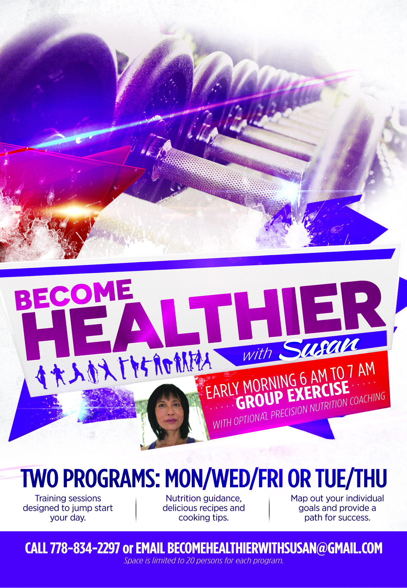 Design de Flyer par Brian Ellis pour Become Healthier With Susan Ltd | Design #9702186