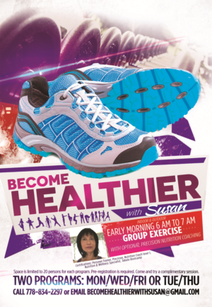 Flyer Design by Brian Ellis for Become Healthier With Susan Ltd | Design: #9702307