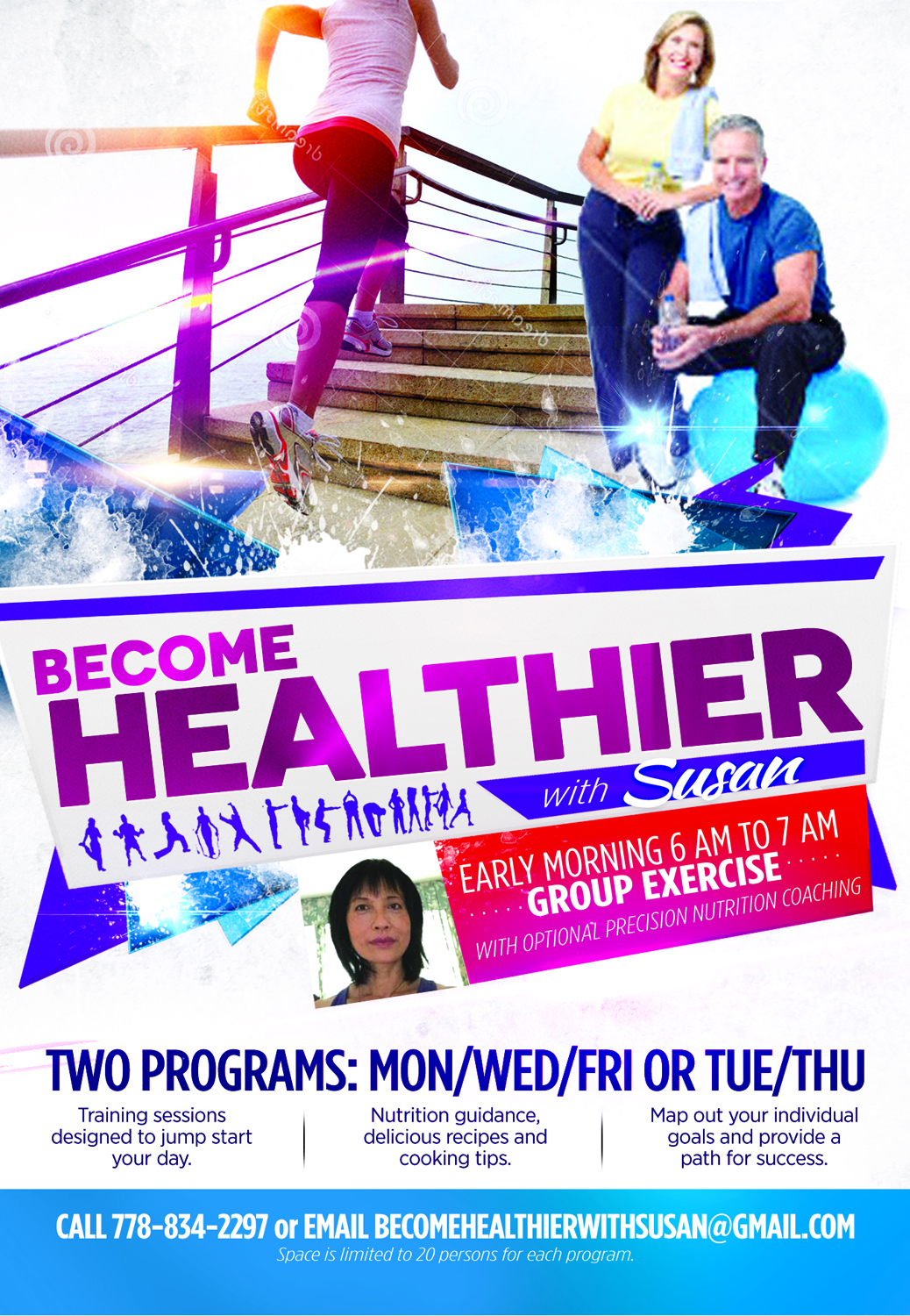 Design de Flyer par Brian Ellis pour Become Healthier With Susan Ltd | Design #9716672